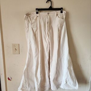 Signature by Levi Strauss Cream Maxi A-Line Jeans for Bride